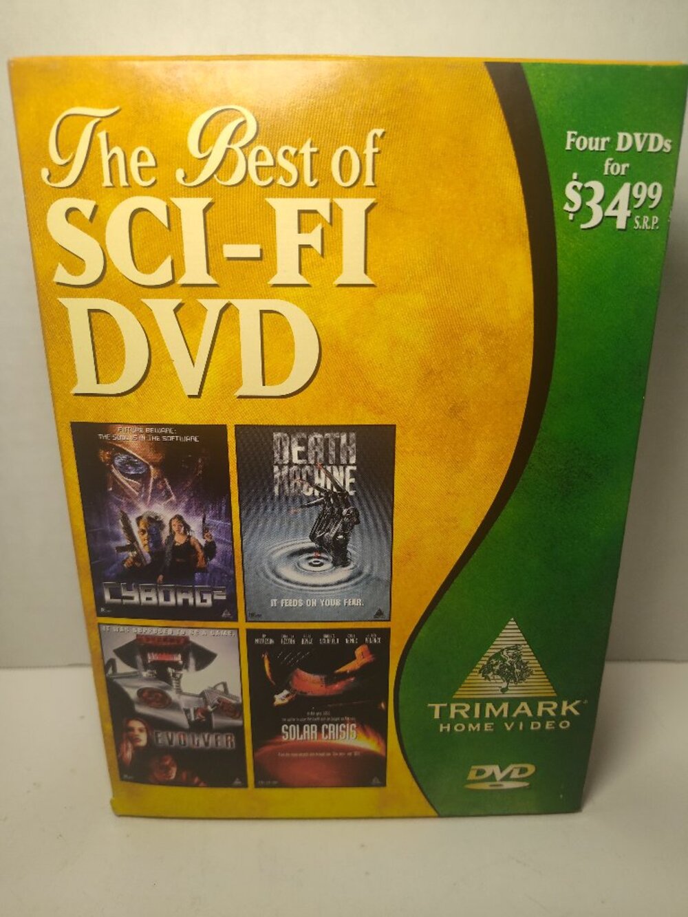 The Best of Sci-Fi DVD 4-Disc Set Cyborg 2 Death Machine Evolver Solar Crisis